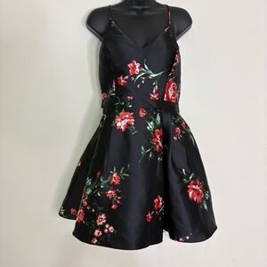 B. Smart Fit and Flare Black & Red Homecoming Dress - Size 15 - NWT